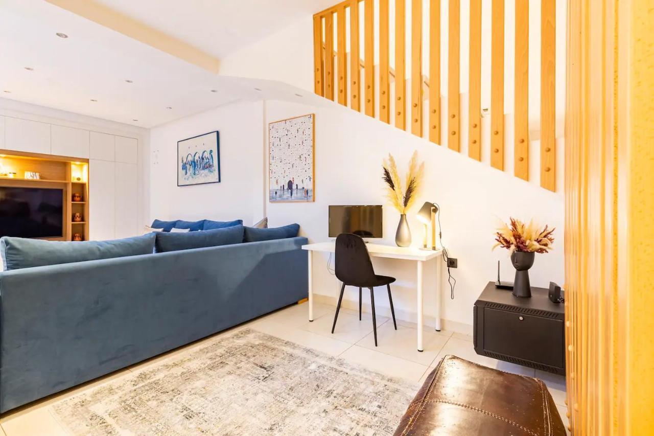 Loft Duplex Familial 200M2 Neuf - Centre Gueliz Apartment มาร์ราเกช ภายนอก รูปภาพ