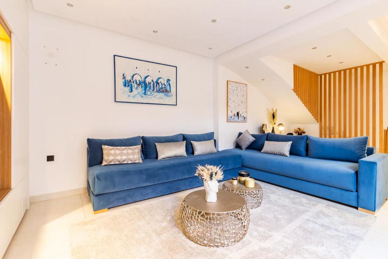 Loft Duplex Familial 200M2 Neuf - Centre Gueliz Apartment มาร์ราเกช ภายนอก รูปภาพ