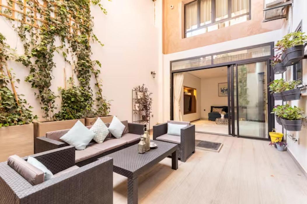 Loft Duplex Familial 200M2 Neuf - Centre Gueliz Apartment มาร์ราเกช ภายนอก รูปภาพ